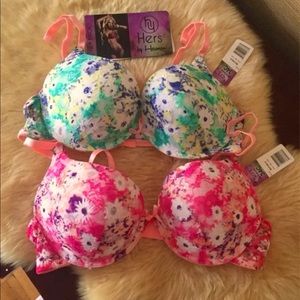 NEW Hers by Herman bra set 2 pcs 34C